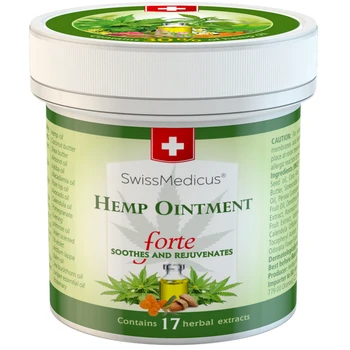 Swissmedicus Hanf Salbe Enthält 30% Hochwertige Hanföl,Schweizer