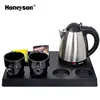 Hotel Multi Functional Seamless Twolayer Stainless Steel Body Kettle