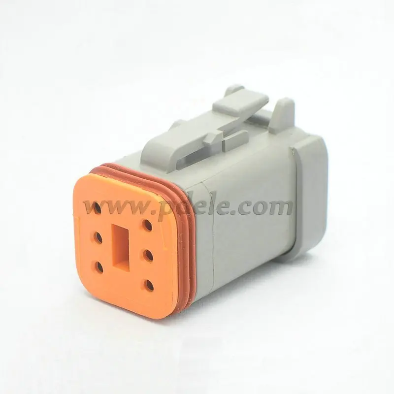 1sets Deutsch 6 Pin Waterproof Electrical Wire Connector Plug DT06-6S 16-18 GA