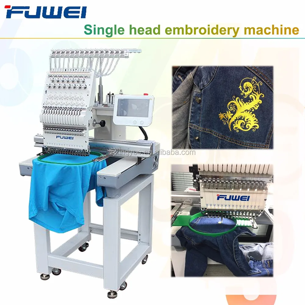Fuwei Single Head Computerized Embroidery Machine As Tajima Embroidery