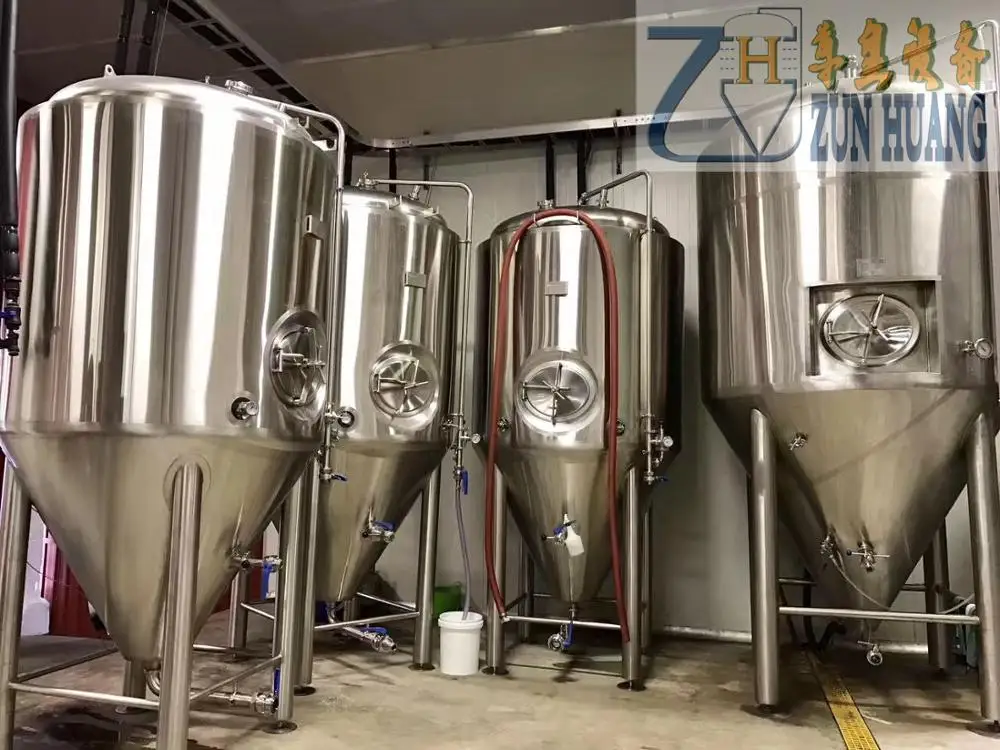 Stainless steel beer conical fermenter for beer plant and factory