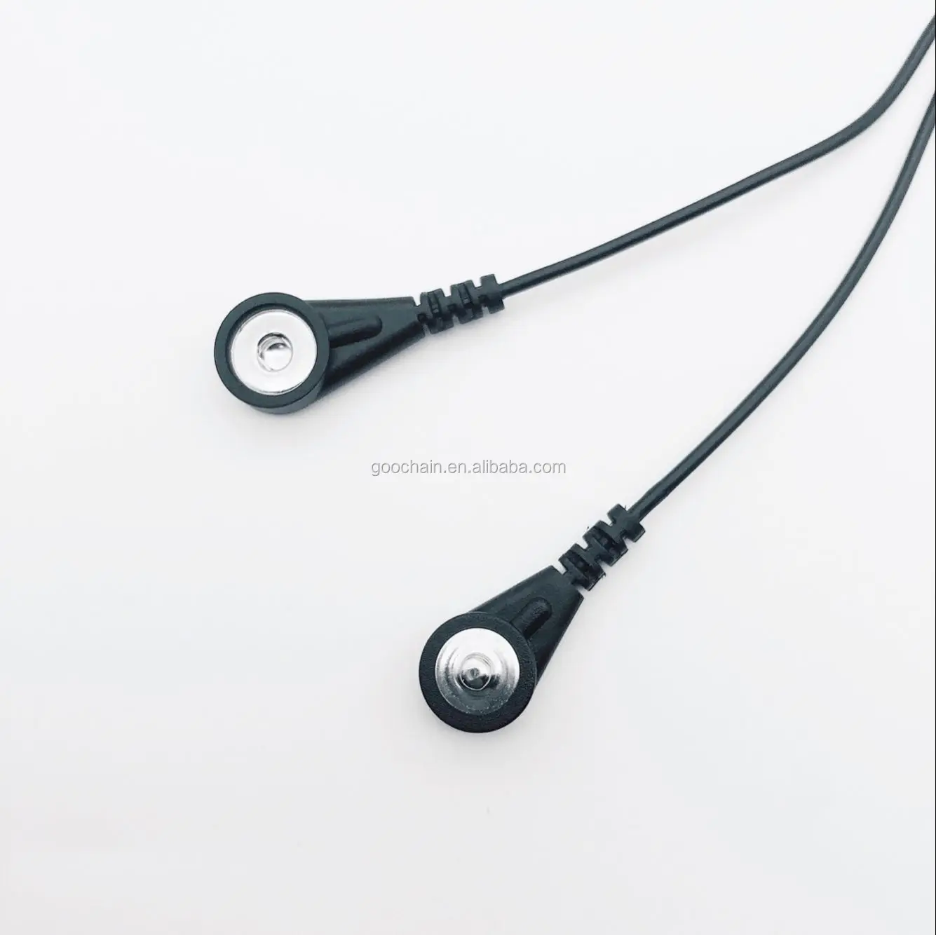 3.5mm / 4.0mm Male Electrode Snap To Female Snap Cable For Tens Ems