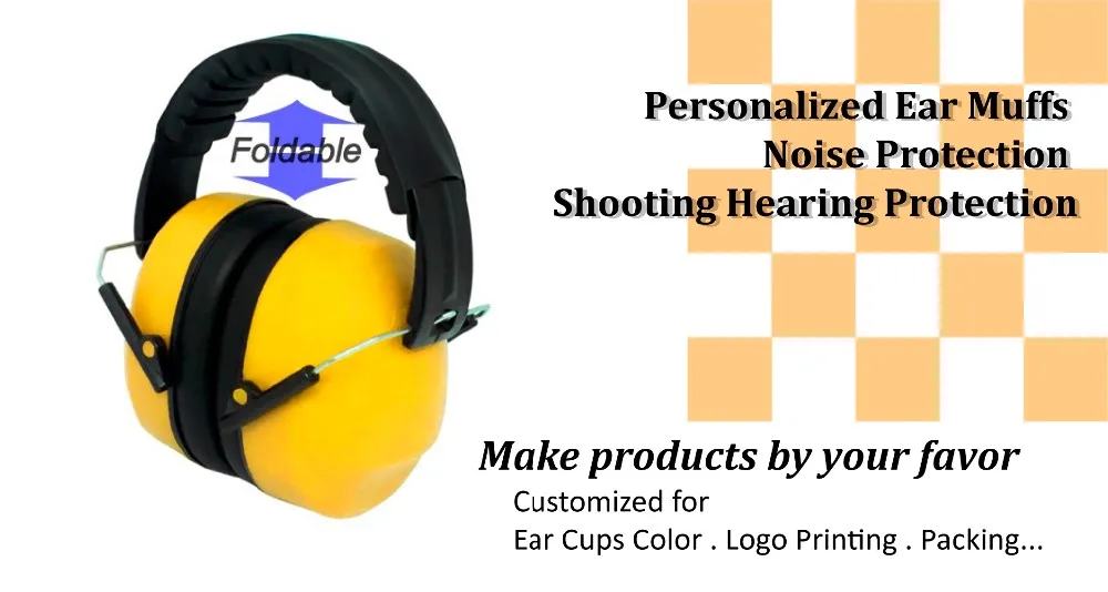 customize en 352-1 safety aviation ansi ear muff