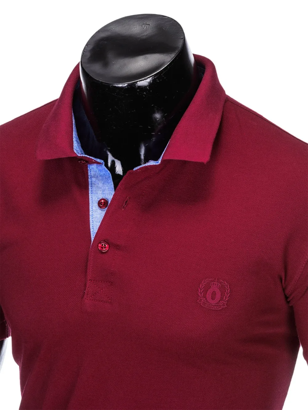 Stylish Design Top Quality Men Polo With Leather Pocket And Collar Golf ...