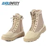 Durable arm safety shoes military tactical boots desert boots