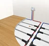 Saving energy underfloor electric heating pipe system elements
