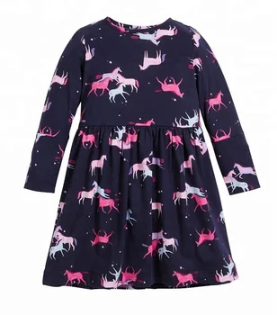 long sleeve unicorn dress