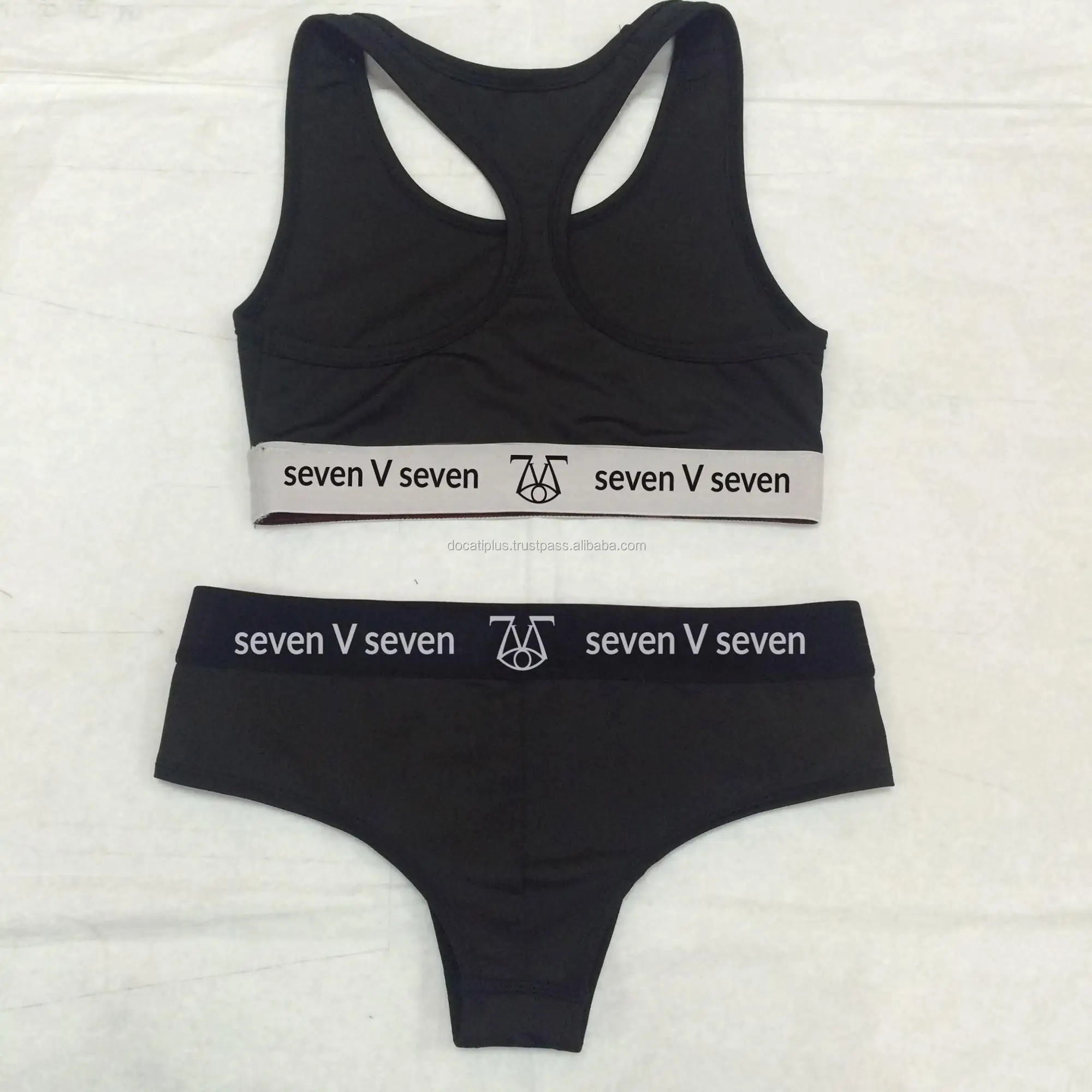 Custom Cotton Sports Bra And Panty Sets For Women Buy