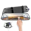 New 7inch Touch Screen DVR Dual Lens Car Camera Rearview Mirror Auto Dvrs Cars Recorder Video