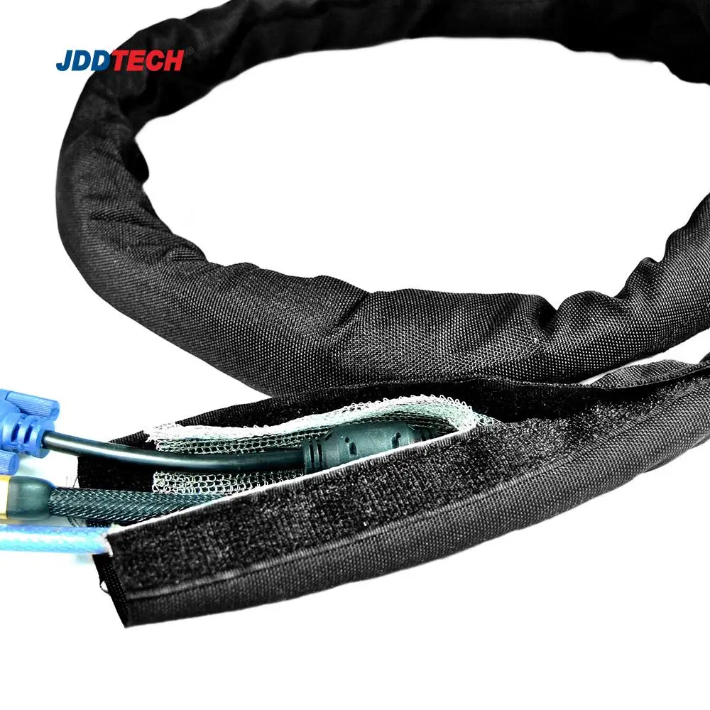 Railway /aotomotive Polyester Hook & Loop Emi Shielding Wrap/sleeving