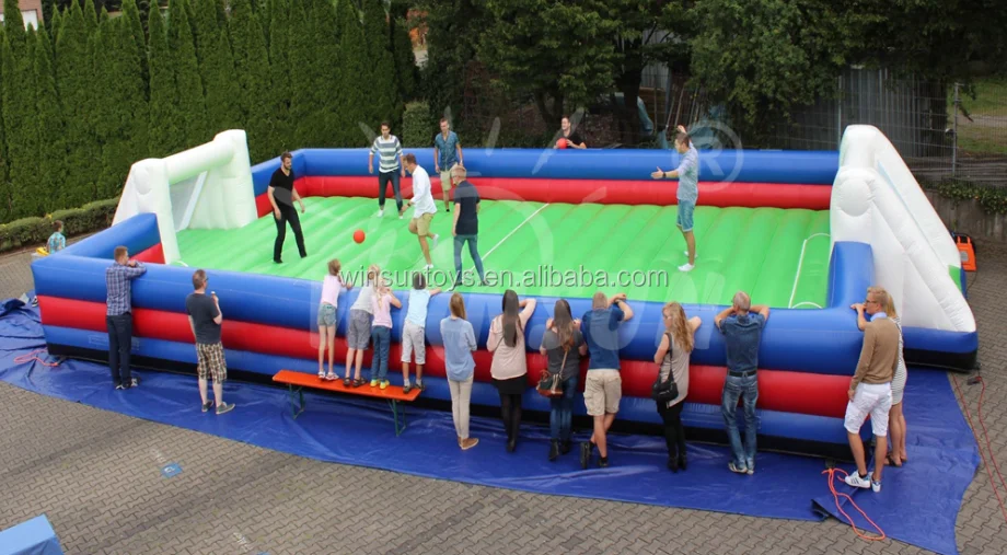 Buy Factory Sale Inflatable Soccer Field Outdoor,Soap Football Field