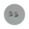 925 Sterling Silver Round Stone Earring Setting