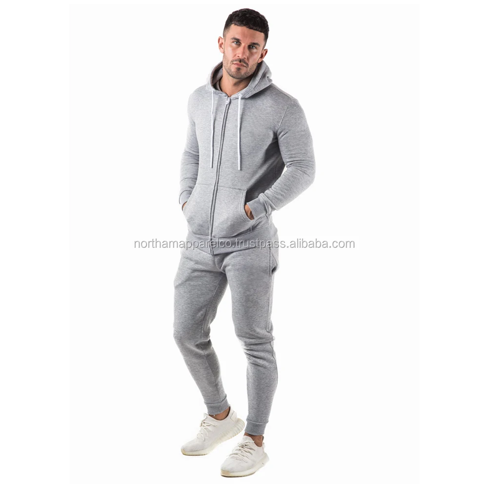 grey gym tracksuit