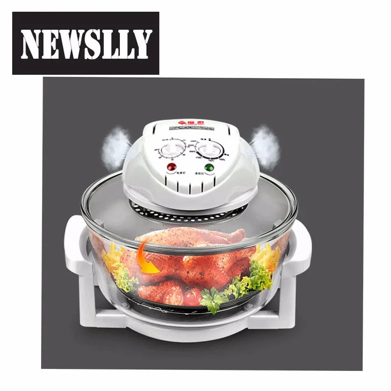 12l Hot Industrial Air Fryer Convection Oven With Halogen Lamp Or ...