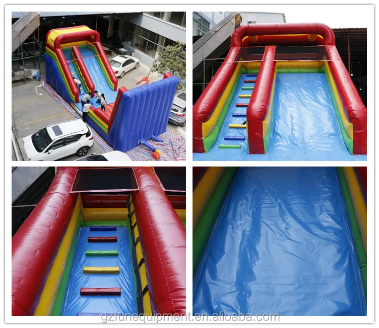 Commercial Inflatable Sticky Wall Bouncer Slide Combos For Sale