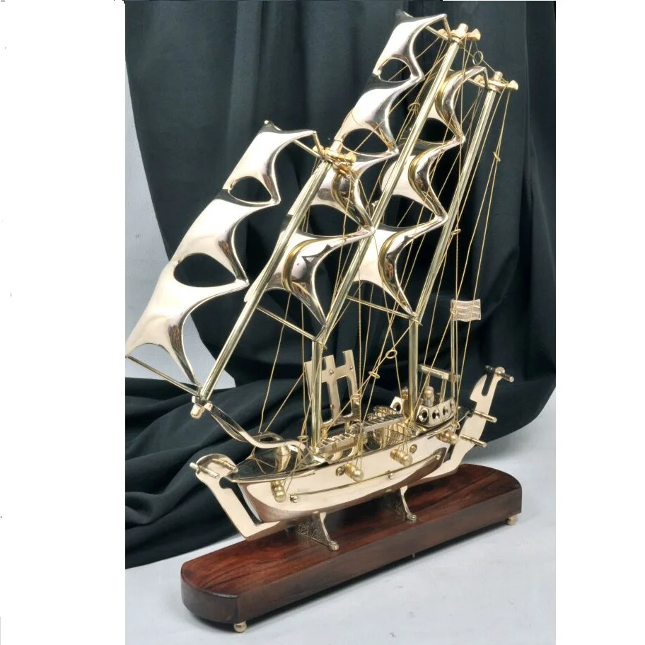 Vintage Brass Ship Model - Buy Vintage Brass Ship Model,Miniature Ship ...