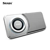 Ultra slim pocket portable wireless Speaker with LED Light, phone stand, TF , FM Radio, and Recorder for smartphone