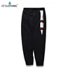 Spring China Manufacturer Custom Cotton/Spandex Ribbon Decorated Draw String Waistband Rib Cuff Hem Pant
