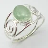 Fashions Genuine Stones Jewellery Wholesaler .925 Sterling Silver Natural GRAPES AVENTURINE Ring Size 10.5 Factory Direct
