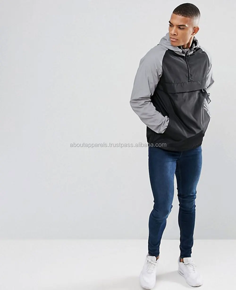 New Design Fashion 100% Pvc Nylon Anorak Windbreakers Jacket & Coat For ...
