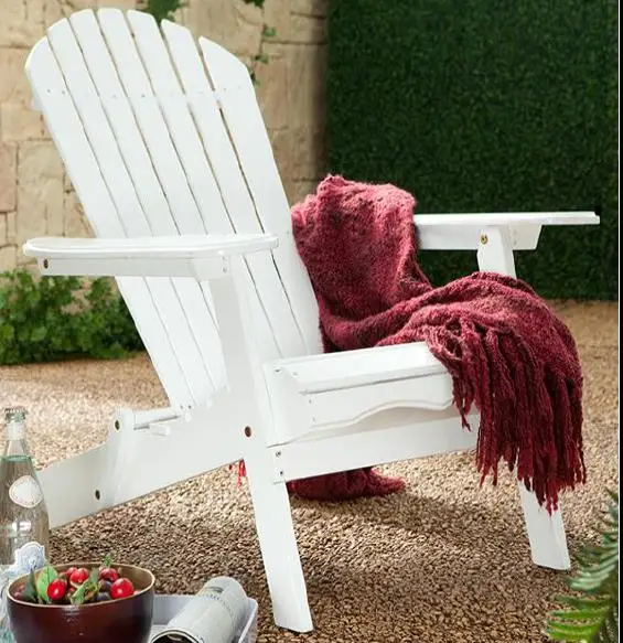 Outdoor Furniture Wooden Foldable Adirondack Chair