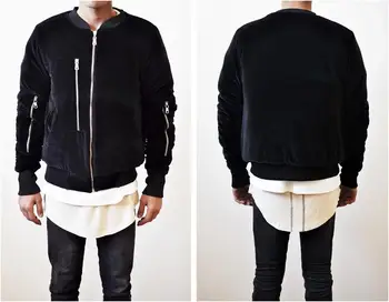 Velvet Custom Vanta Black Hunter Fog Front And Sleeve Zipper Quilted