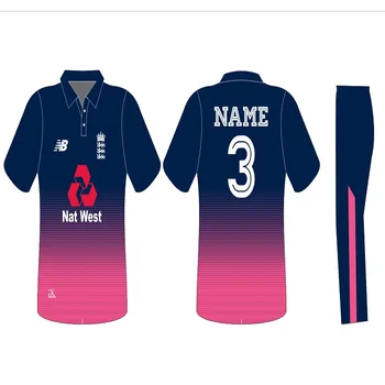 England Latest Design Cricket Jersey 