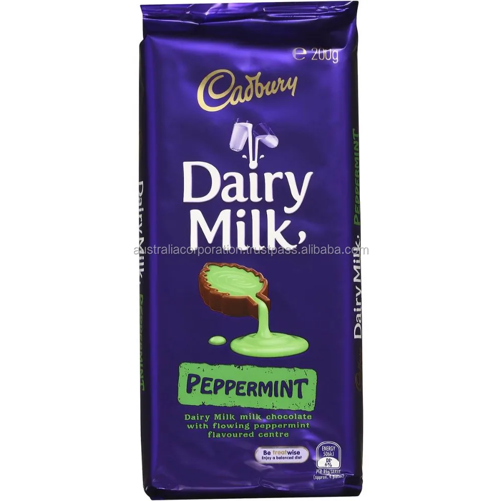 Cadbury Dairy Milk Chocolate Peppermint 200g Block Buy Cadbury Dm Chocolate,Delicious