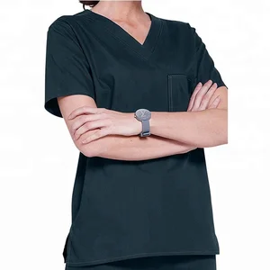 Breathable Style Men V-Collar Scrub Top Breathable Style Men V-Collar Scrub Top