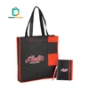 retail store Durable promotional non woven reusable clothing disposable carry grocery tote bag with process printing