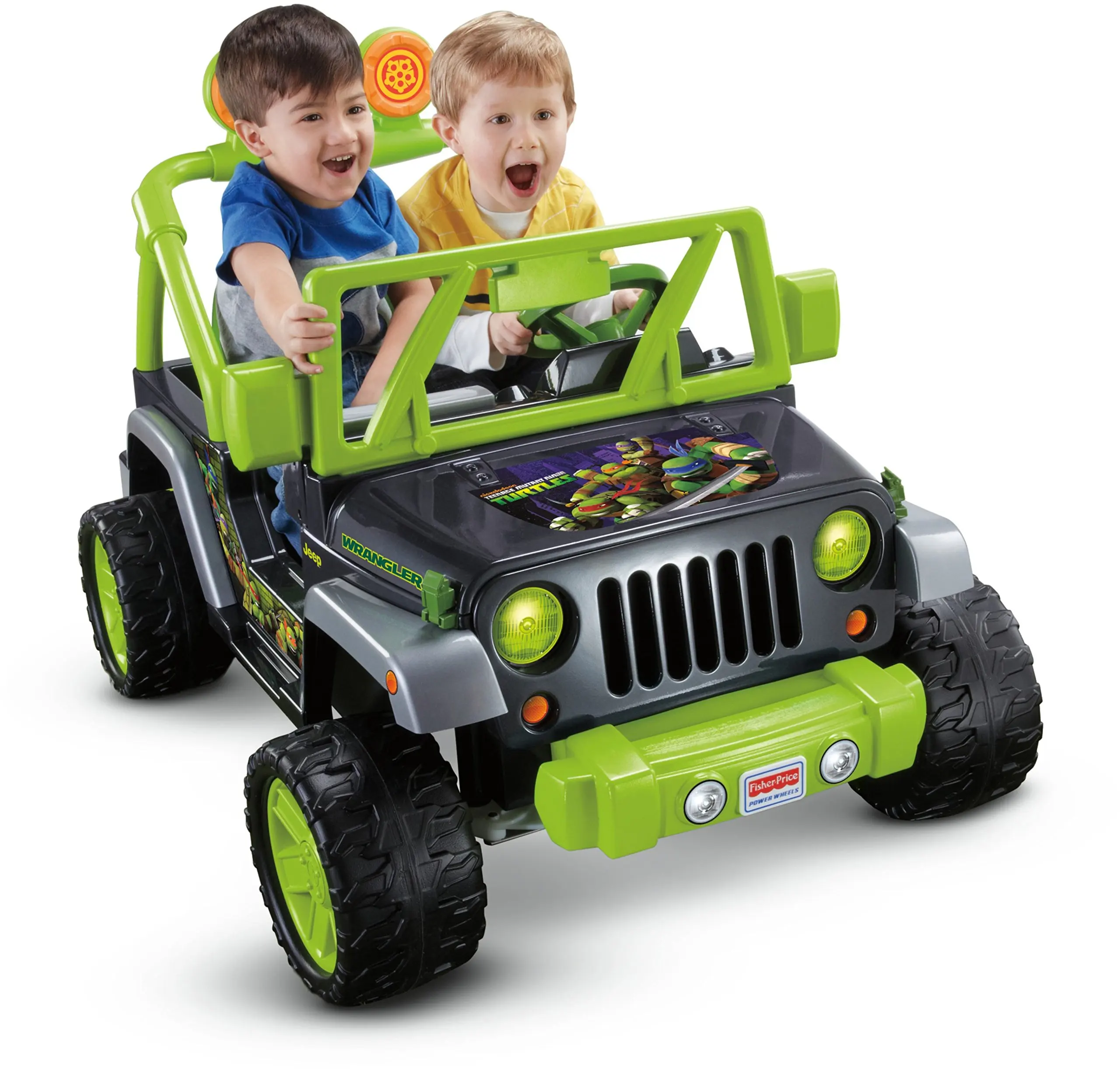 Buy Power Wheels Fisher Price Teenage Mutant Ninja Turtle Jeep Wrangler ...