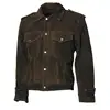 Rubber Soul Brown Beatles John Lennon Brown Suede Leather Jacket