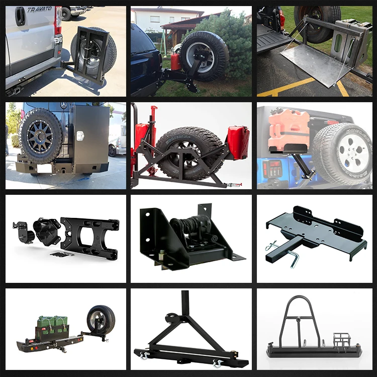 Customize Fold Down Spare Wheel Tire Gas Carrier Holder Mount By Your Drawing Buy Spare Wheel 6049