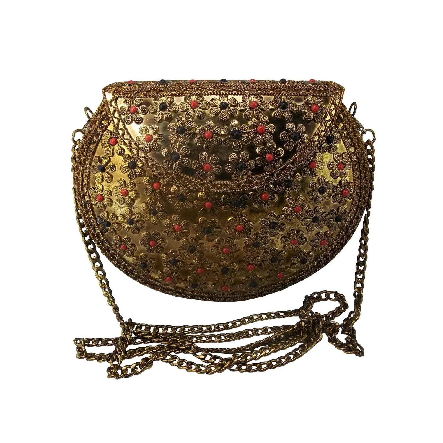 stone clutch purse