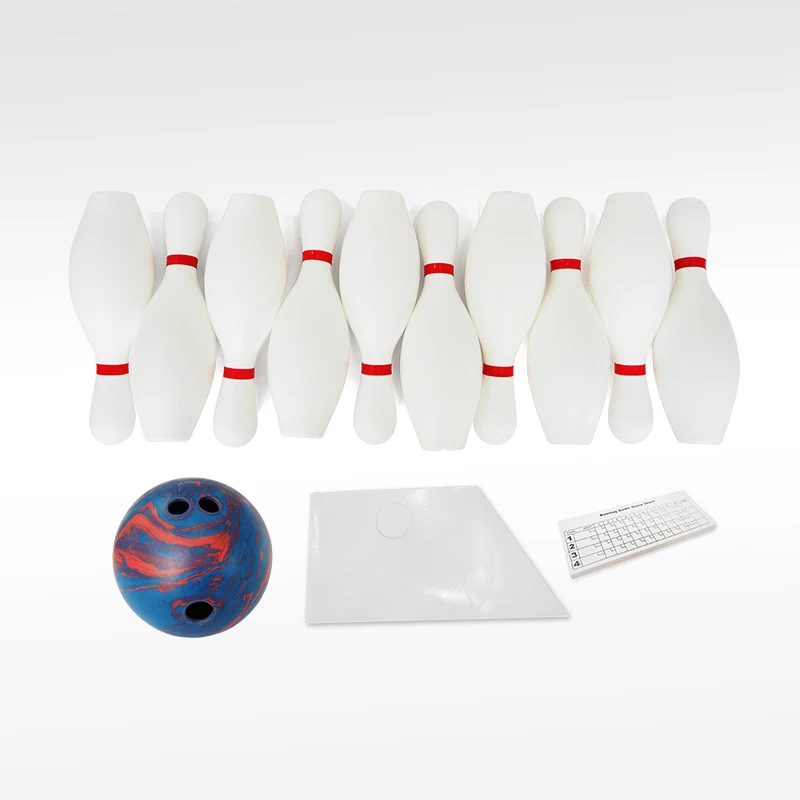 plastic 10 pin bowling set