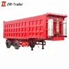 Heavy duty trailers professional 3 axles 40 tons ZW side sand dump semi trailer