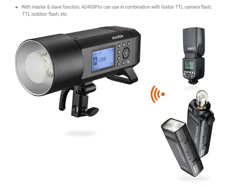 Godox Ad400pro All-in-one Flash Ttl Hss With Built-in 2.4g Wireless X