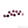 Company wholesale natural indian ruby gemstone 5x5mm round 0.80 cts cut ruby gemstones