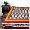 Whole Sale Jaipuri Patchwork I Applique I Kantha Designed Bedsheet With Border Fall Design at Affordable Price