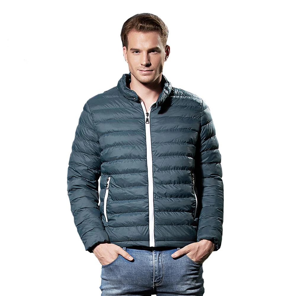 Men's Navy Blue Winter Down Jacket Men's Jackets Plus Size - Buy High ...