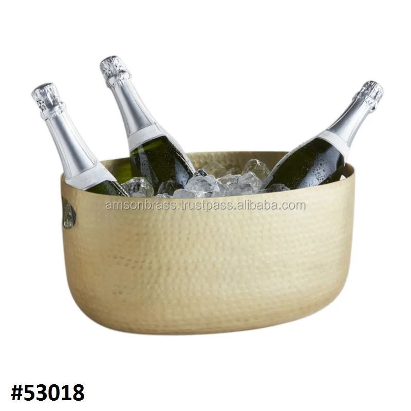 Wine Cooler Oval Shaped Large Beverage Wine Ice Bucket High Quality At
