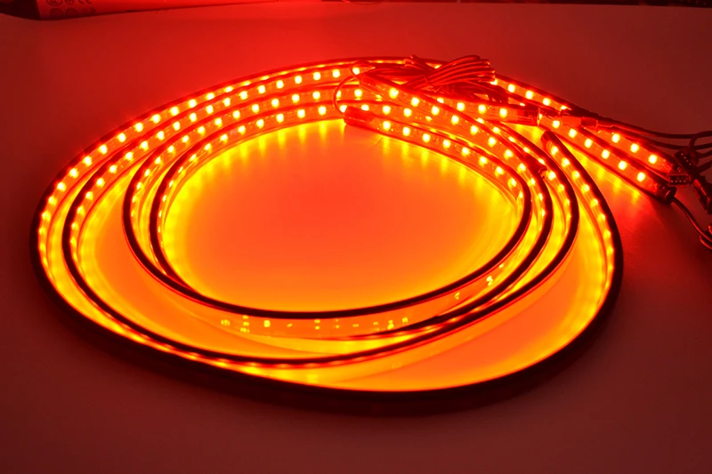 New Remote RGB 18 Colors Control SMD 5050 *4 pcs Car lighting under LED foot atmosphere Ambient Floor light