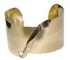 Plain Brass metal cuff bracelet / Wholesale low cost cuff bracelet 11650