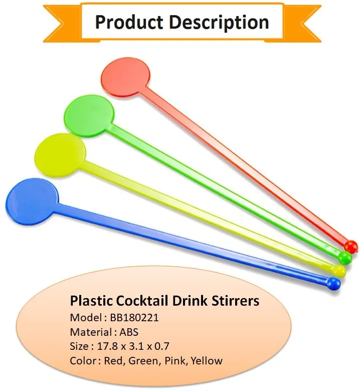 Coffee/Cocktail Stirrers for Silicone Use