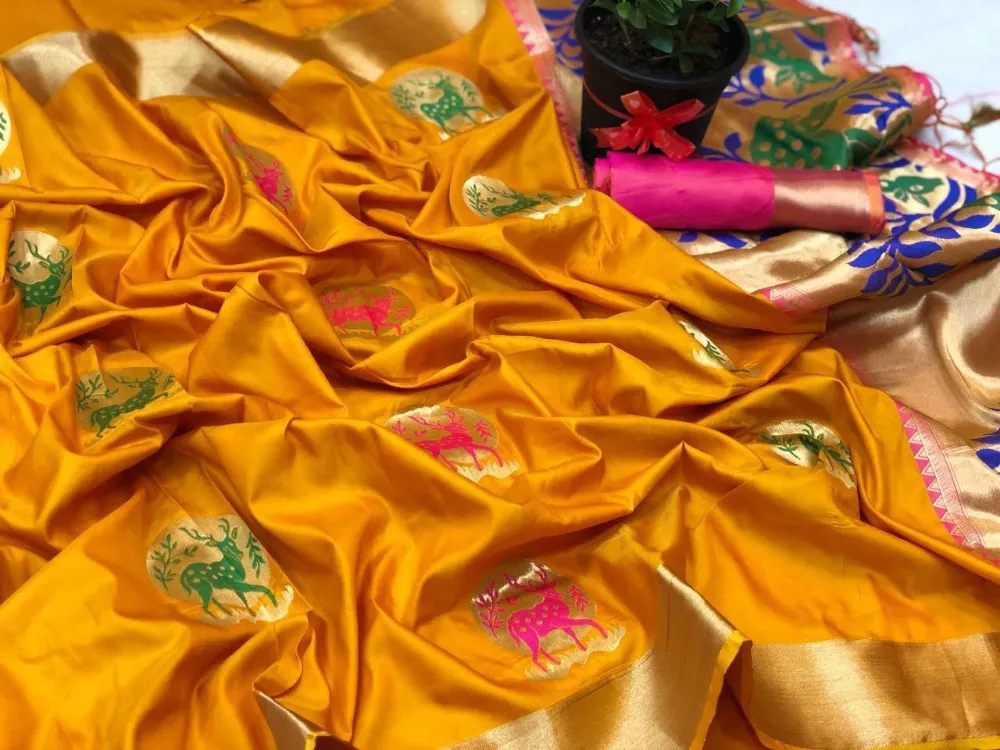 kanjivaram silk saree party wear
