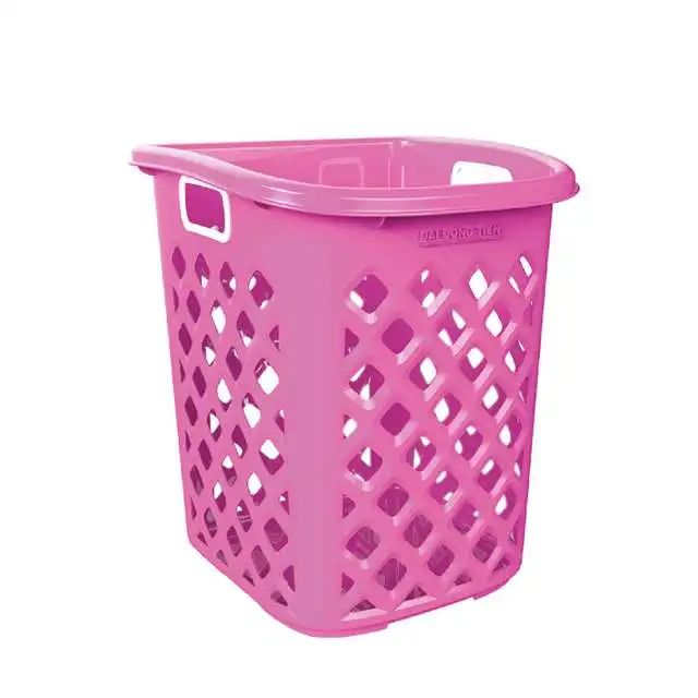 Good Quality Colorful Flexible Plastic Laundry Basket With Pegs Buy