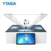 360 degree 27" indoor High solution LCD 3d holographic advertising display Inverted pyramid 3D Holographic Projection Pyramid