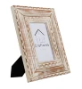 Vintage Wooden Handcrafted Table Top Picture Frame (4x6 inches)