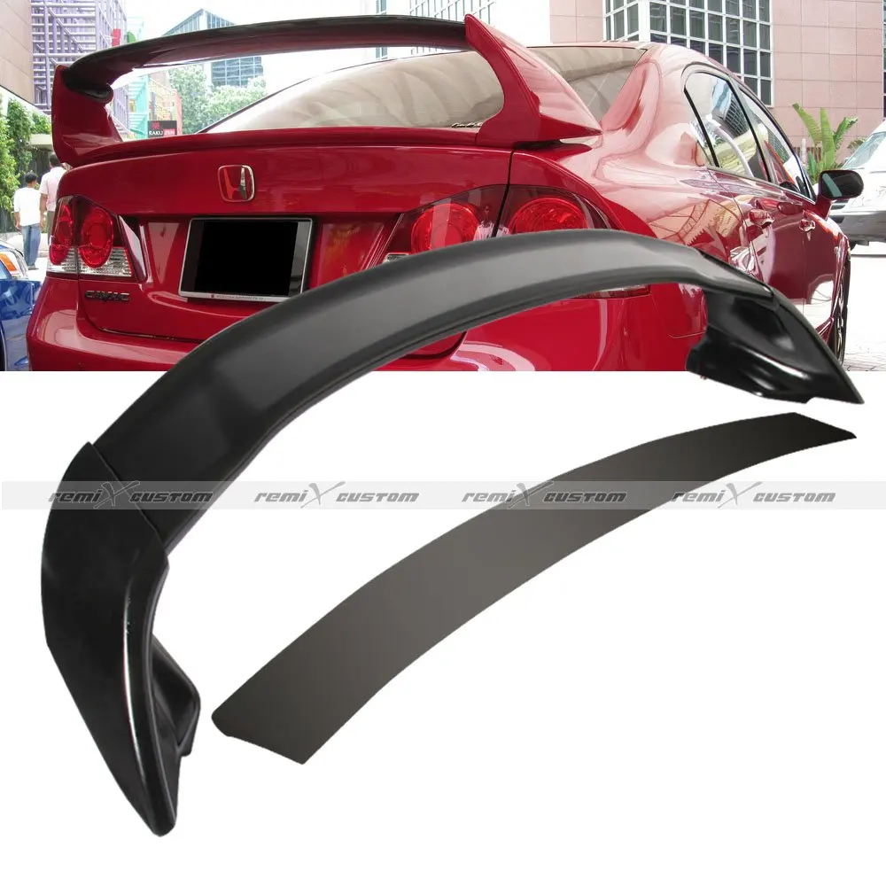 Buy 06 11 Honda Civic 4dr Sedan Mugen Rr Style 4pcs Trunk Spoiler Wing In Cheap Price On Alibaba Com