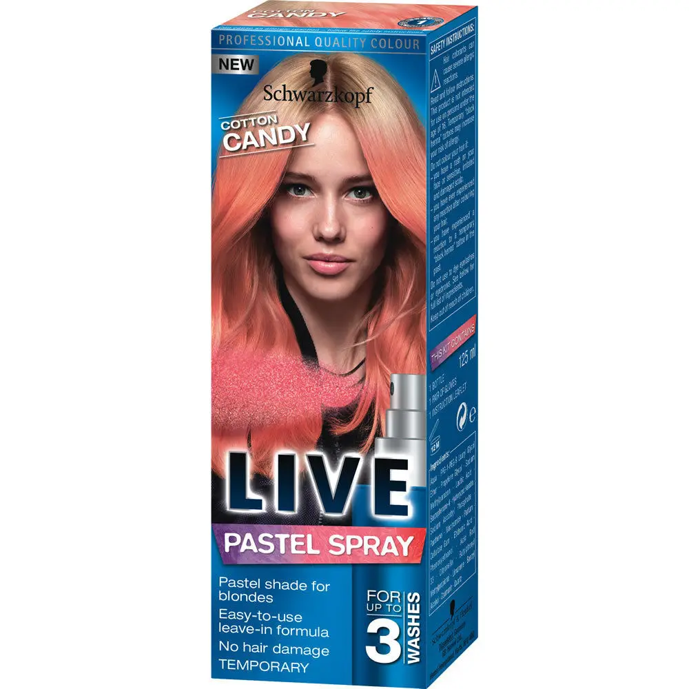 Live Pastel Spray Cotton Candy Buy Cotton Candy Hair Spray Live